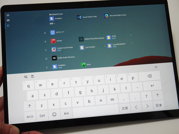 Surface Pro X タブレット レビュー