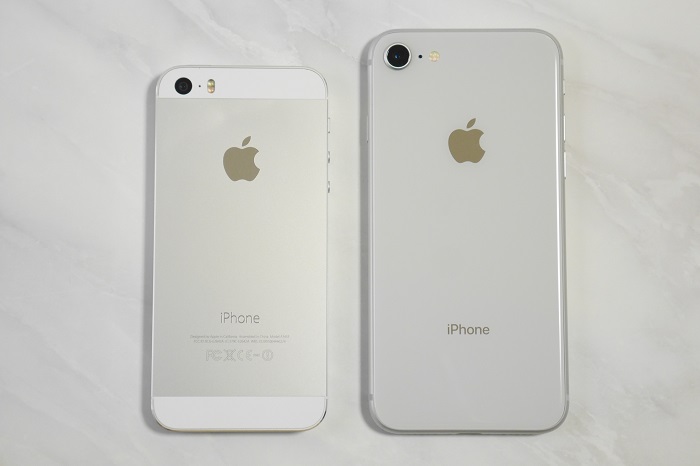 iPhone 5s/SE/8/9 比較